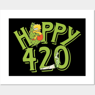 Happy 420 / Weed Lover Meme Posters and Art